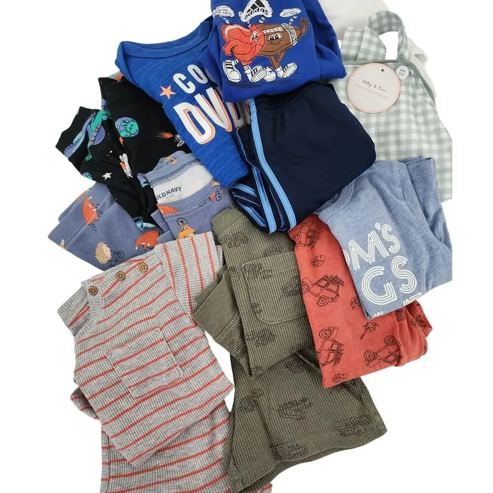 18M Boys Bundle short tees pajamas rashguard